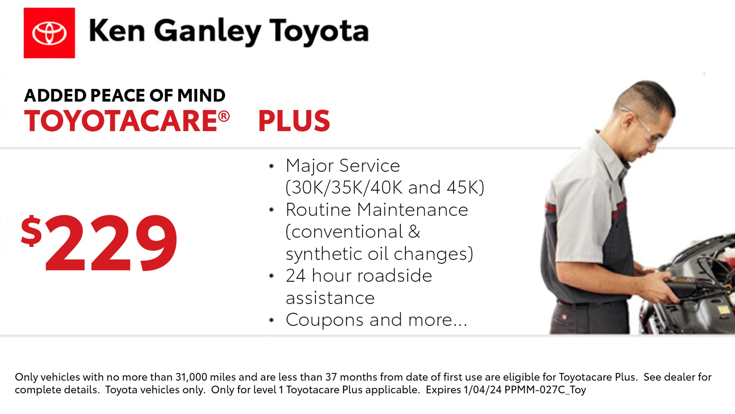 Ken Ganley Toyota ToyotaCare Plus Western Pennsylvania Toyota Dealers